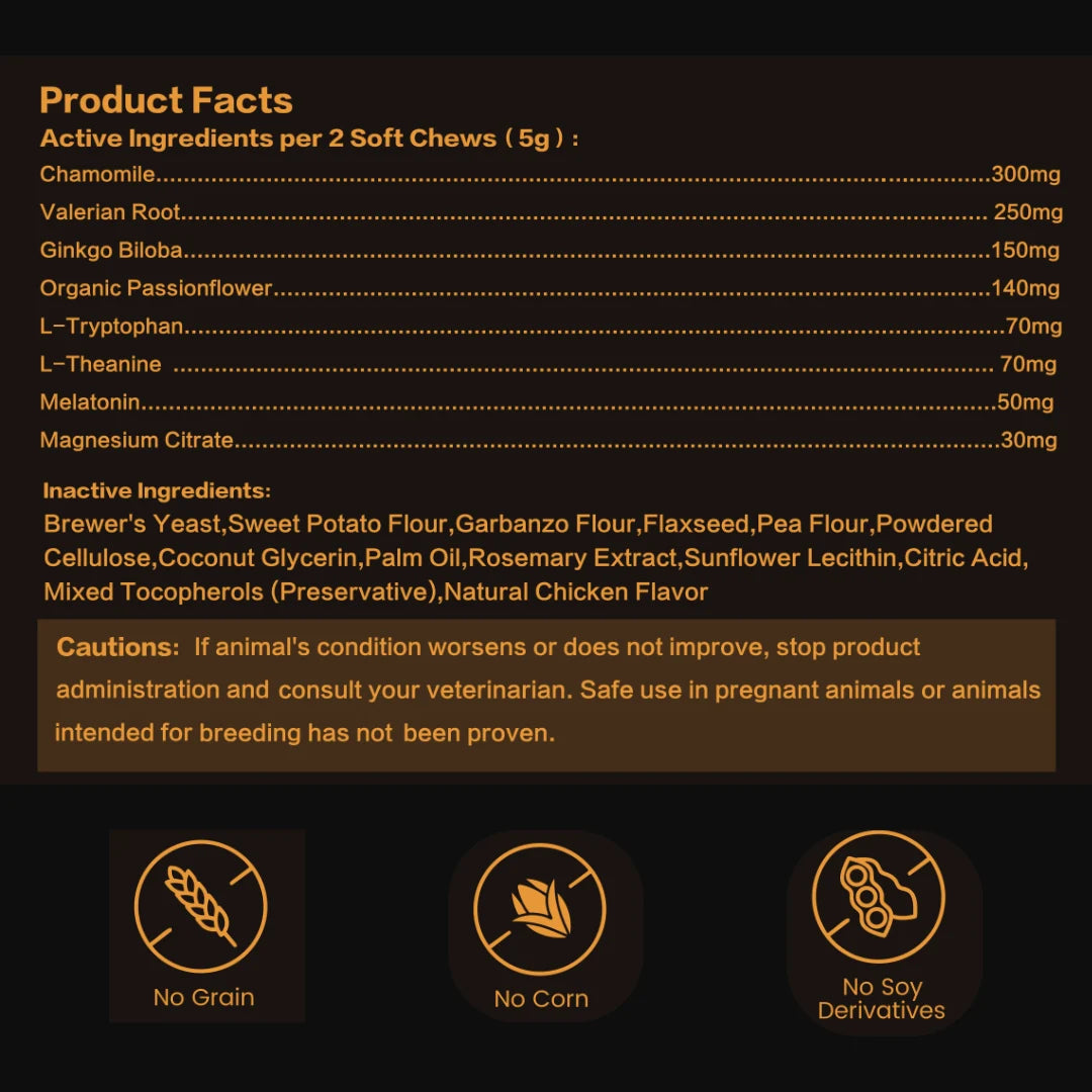 Calming Chews for Dogs – Natural Stress & Relaxation Support