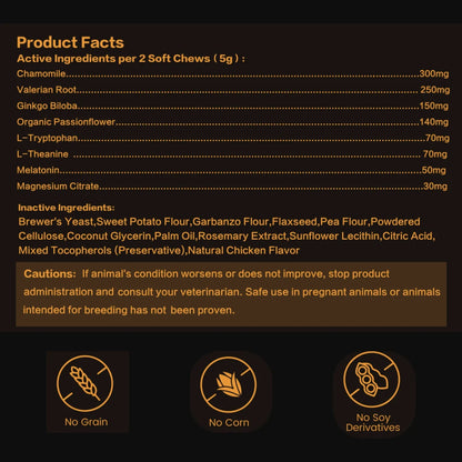 Calming Chews for Dogs – Natural Stress & Relaxation Support