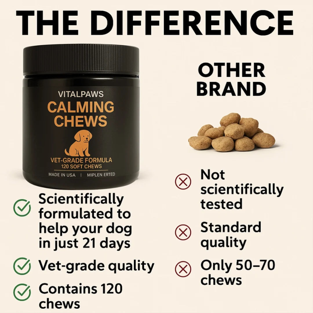 Calming Chews for Dogs – Natural Stress & Relaxation Support