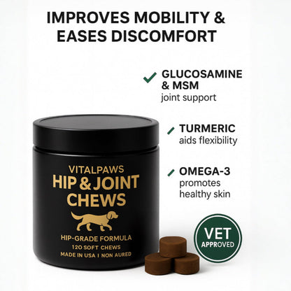Hip & Joint Chews – Natural Joint & Mobility Support for Dogs